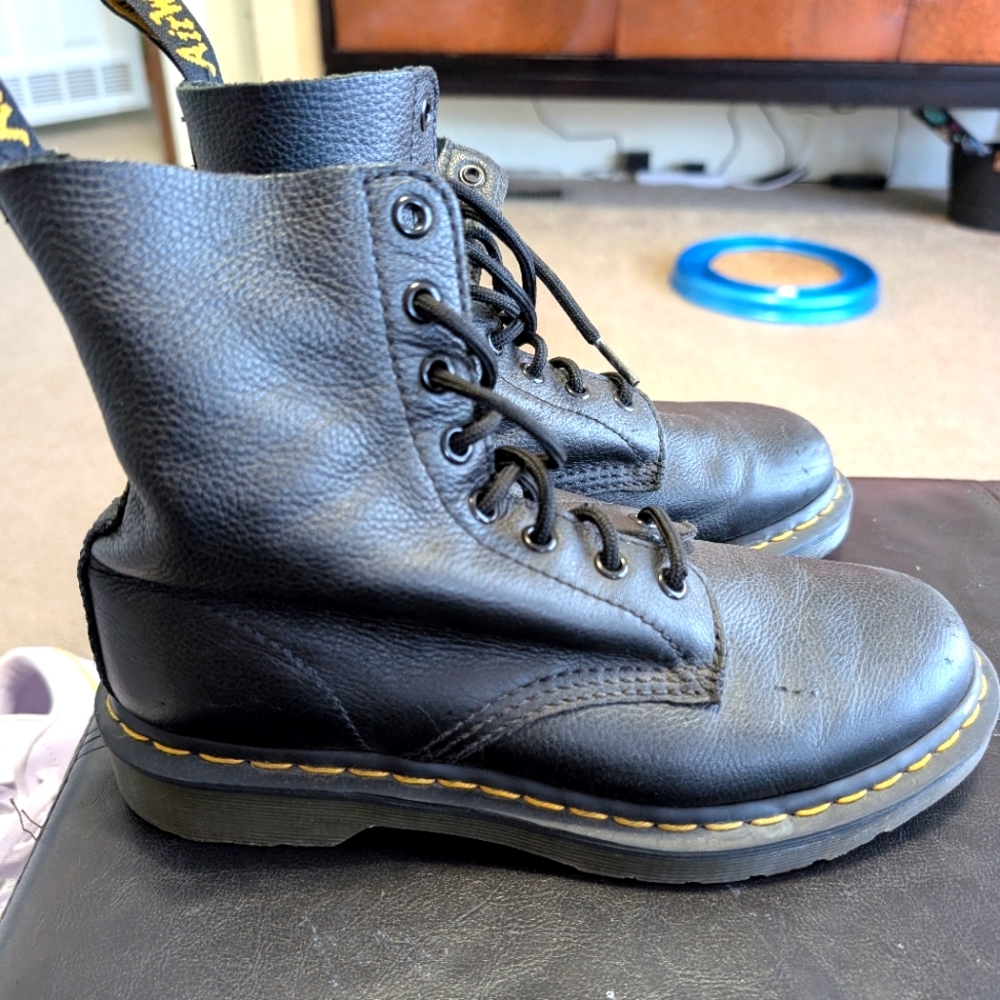 Doc Marten Soft Leather Black Boots